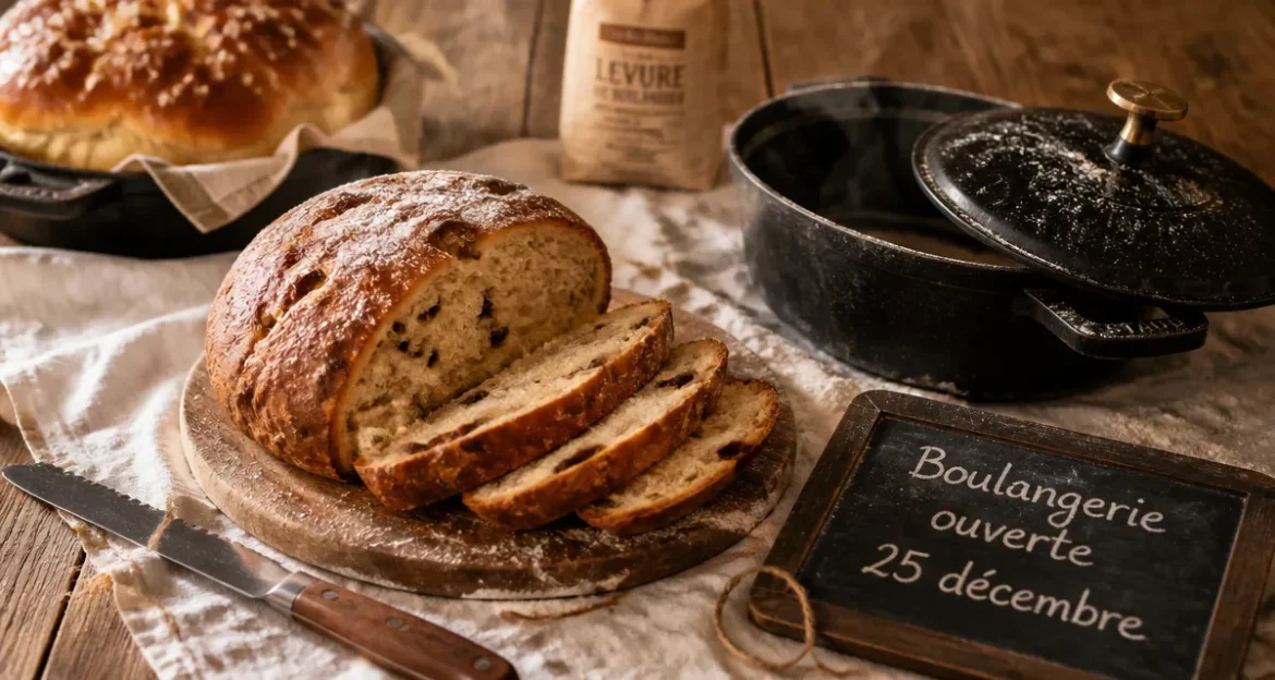 boulangerie ouvert le 25 decembre : pain de Noël