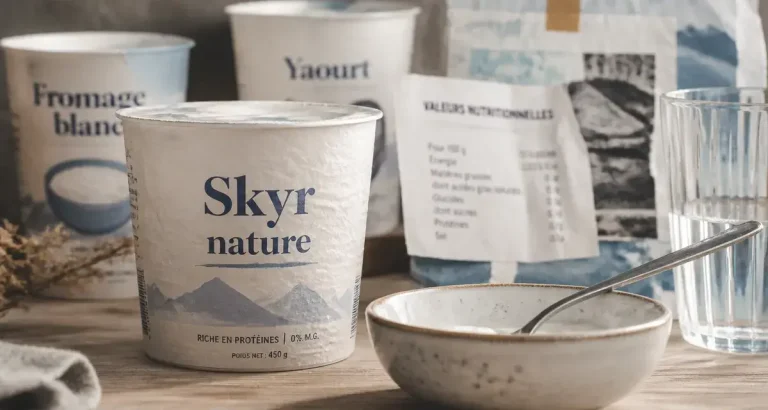Skyr : pourquoi ce laitage viking coûte trois fois plus cher qu’un fromage blanc ? C’est quoi le skyr ? Pot de skyr nature, prix et comparaison avec fromage blanc