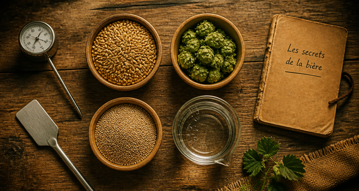 comment est fait la bière vue ingrédients brassage artisanal