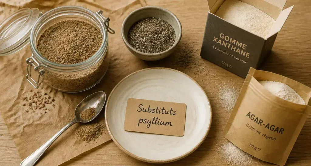 Par quoi remplacer le psyllium : graines et gélifiants pour pains et pâtisseries sans gluten