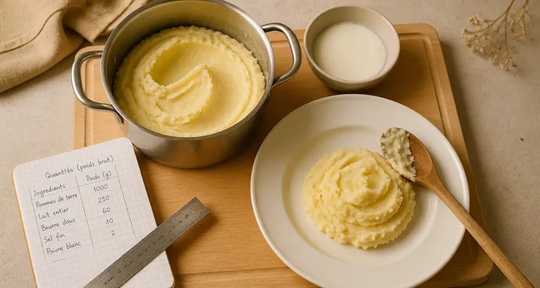 Purée par personne : 200g à 250g et 3 astuces pour ne jamais en manquer Puree par personne : 200-250 g, astuces pour ne jamais en manquer