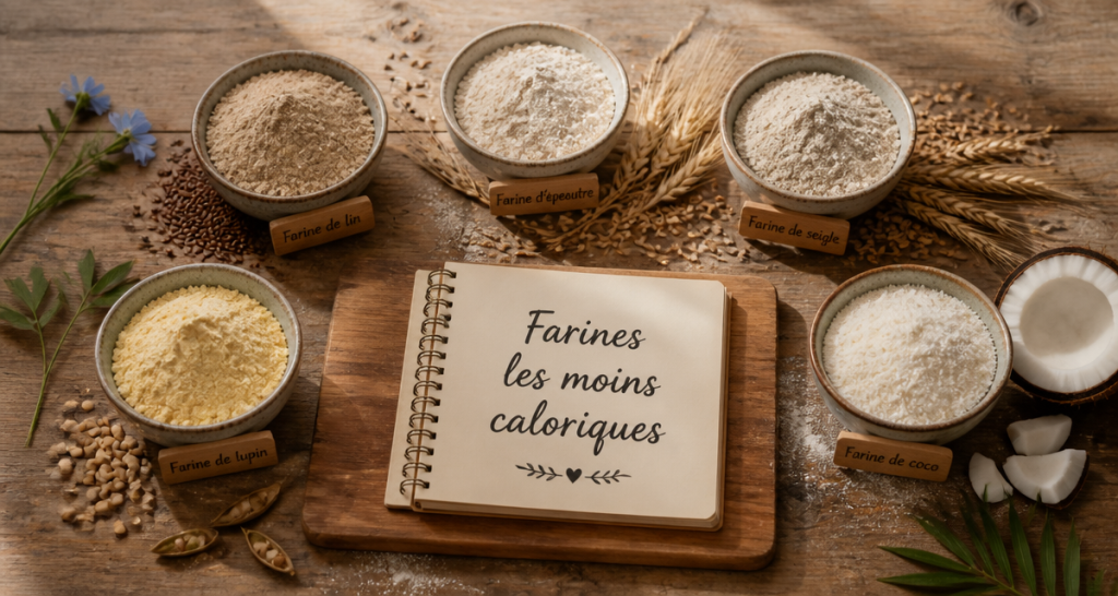 quelle est la farine la moins calorique bols farines alternatives