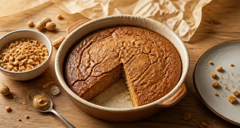Recette gâteau au cacahuète facile : moelleux aux cacahuètes