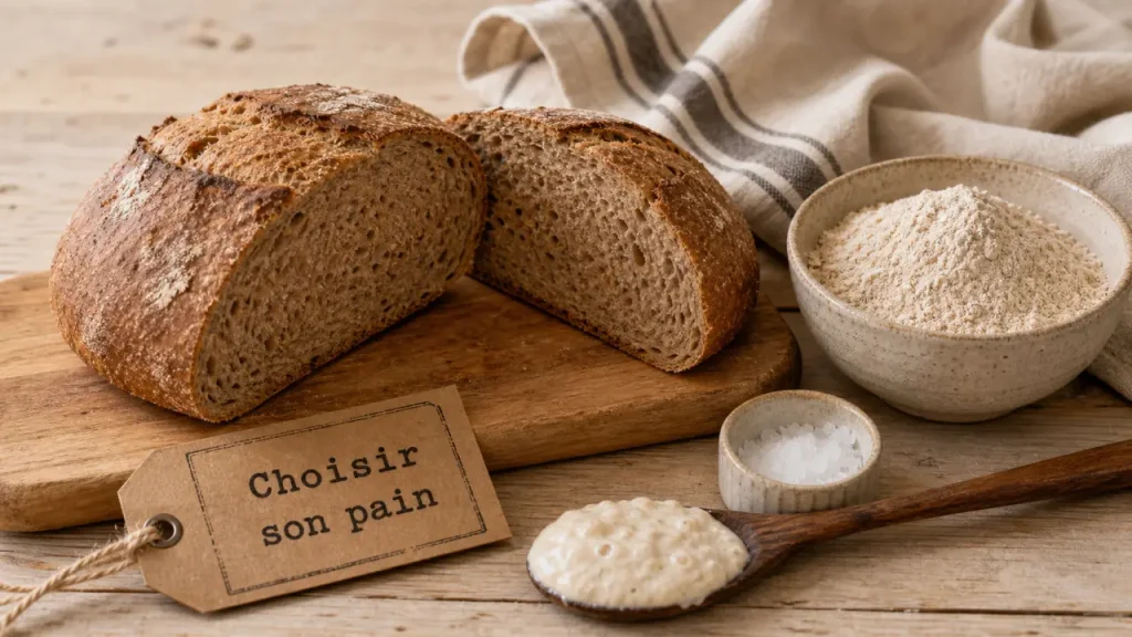 Quel pain manger : pain complet levain ou tradition