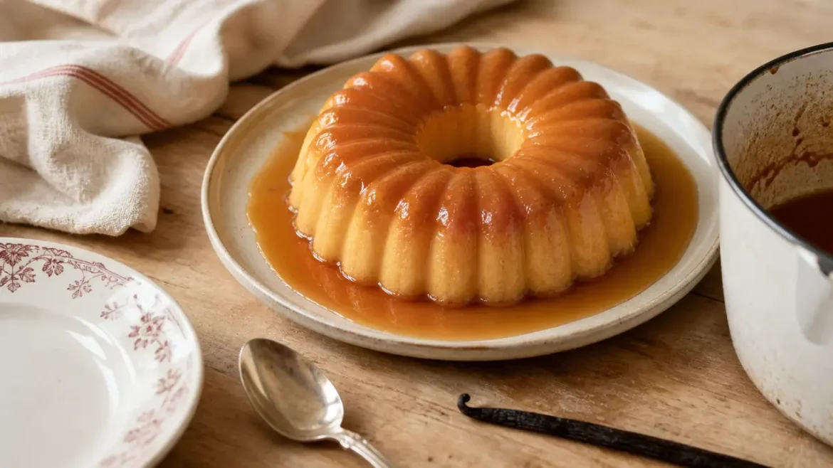 Crème caramel de grand-mère : pourquoi 120 °C, le bain-marie et le repos la veille changent tout Recette crème caramel grand-mère : caramel blond et bain-marie 120 °C