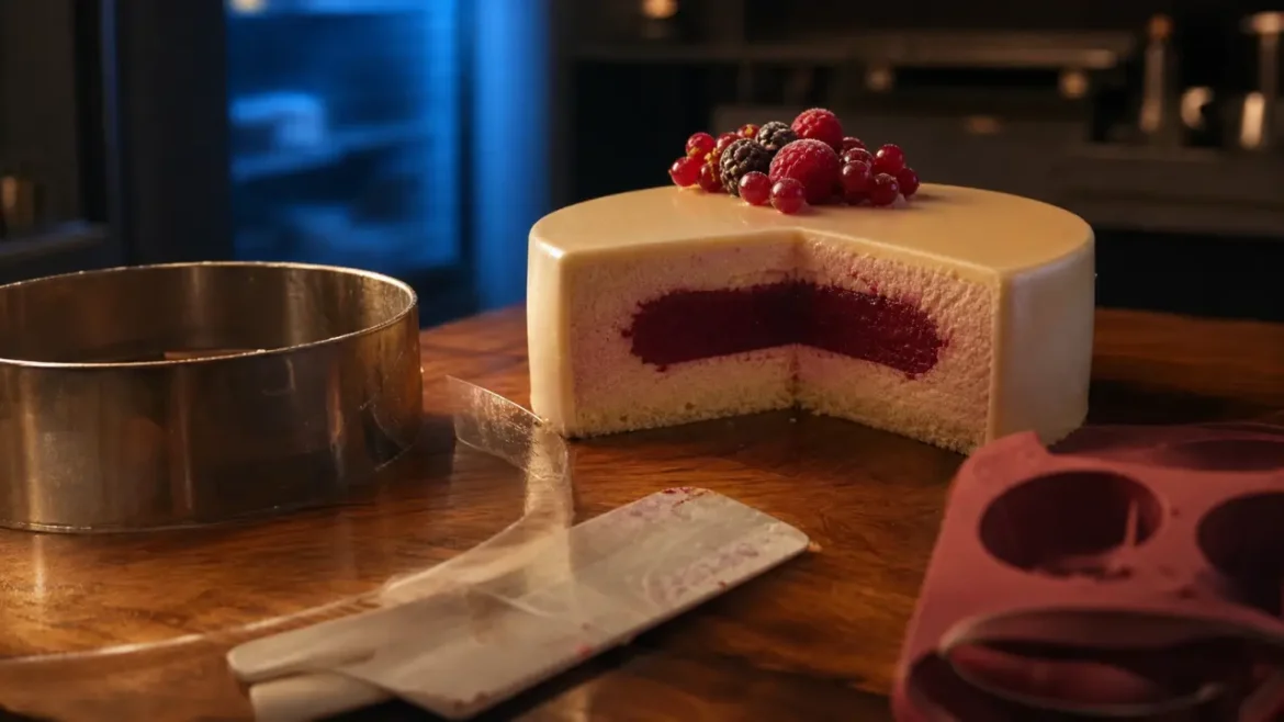 Réussir un gâteau avec insert : la méthode pas à pas pour un résultat professionnel Recette gâteau avec insert facile : entremets glacé cœur fruits rouges