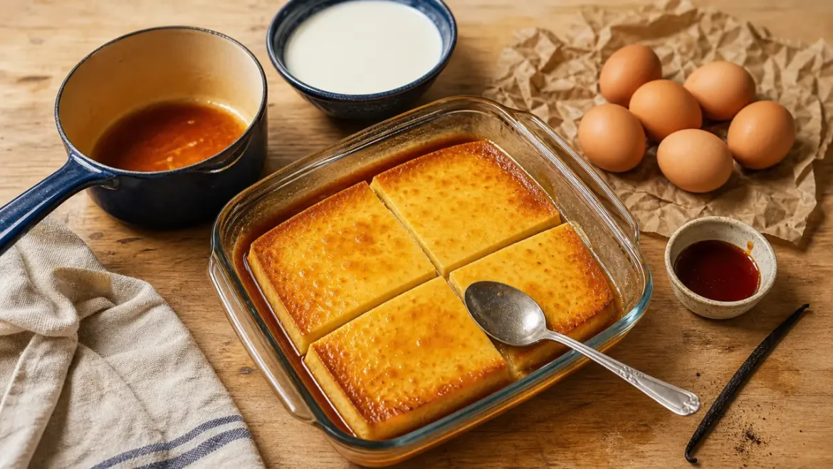 Recettes à base d’œufs : 10 idées créatives pour cuisiner votre stock et éviter le gaspillage Recette pour utiliser des oeufs : flan aux œufs, lait et vanille