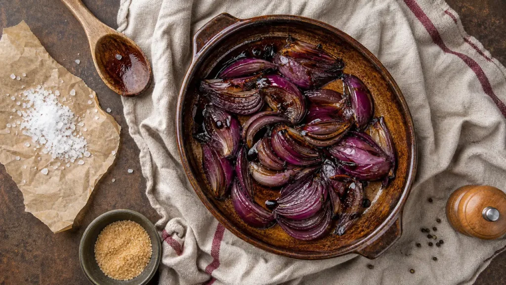 Temps de cuisson oignons au four : oignons caramélisés fondants