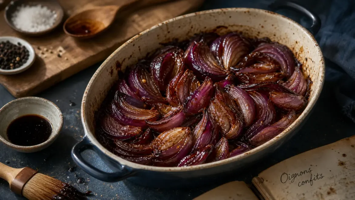 Temps de cuisson oignons au four : oignons rôtis et caramélisés, quartiers au four