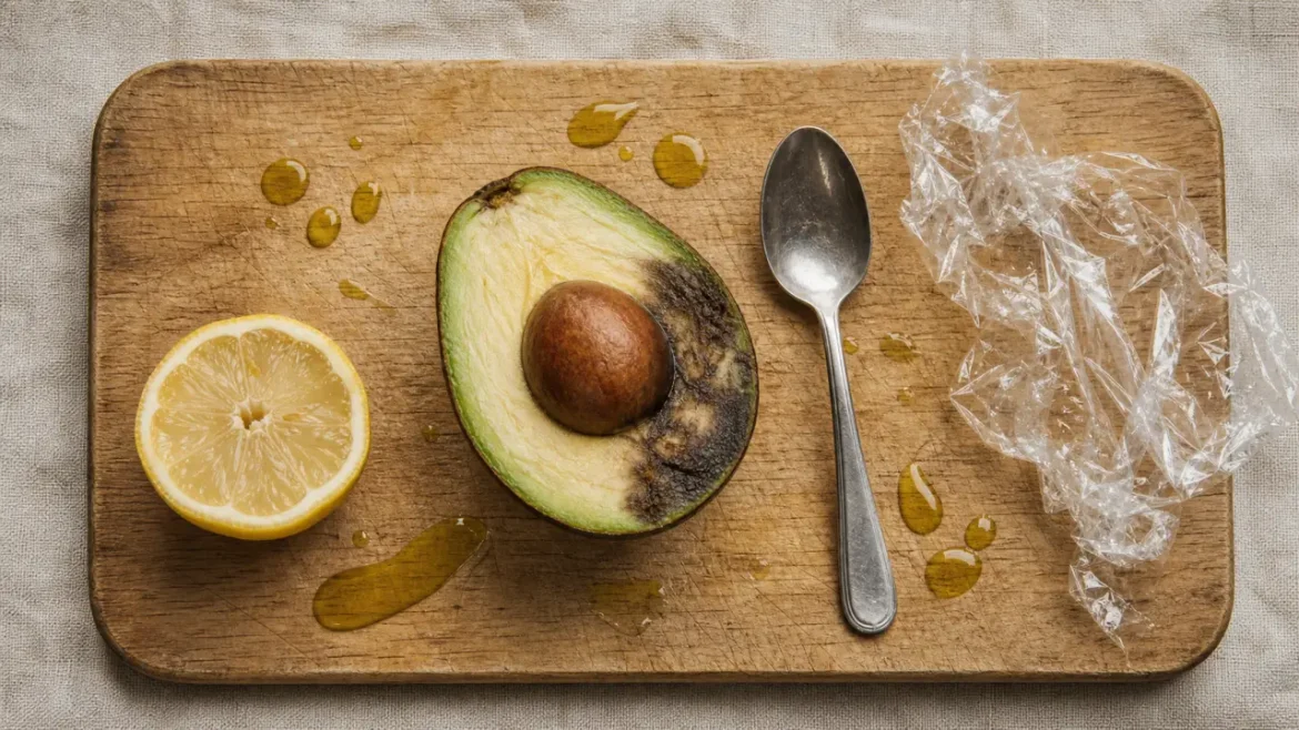 Avocat noirci : les signes pour savoir s’il faut le manger ou le jeter Avocat noire : chair brun-noir à l’oxydation
