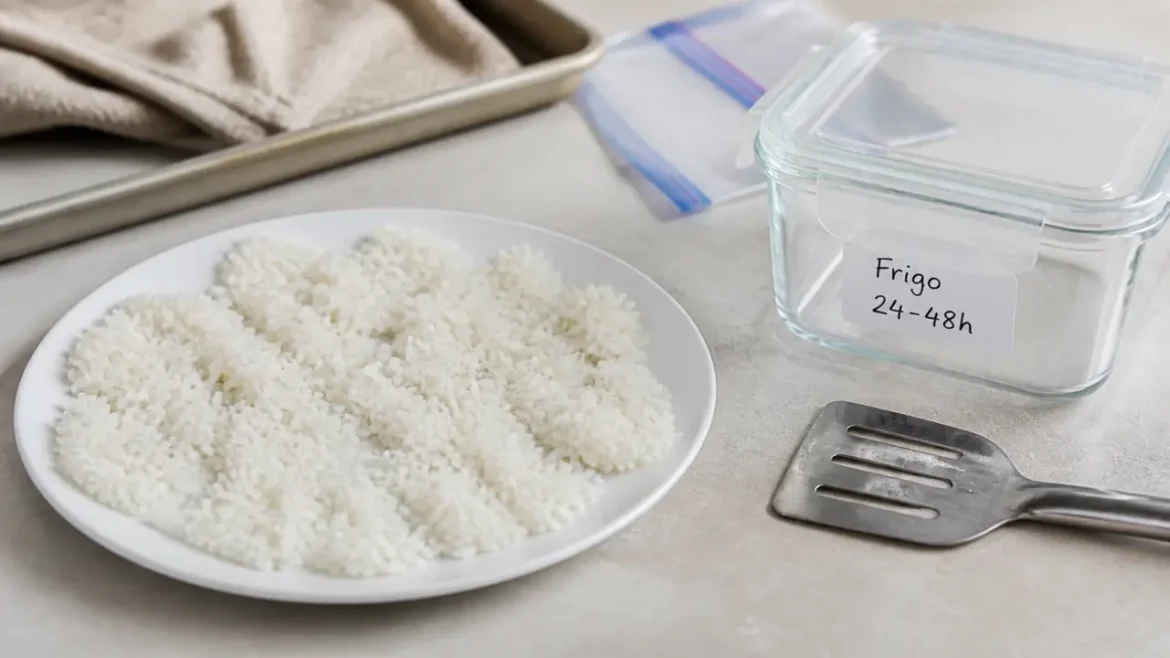 Comment conserver le riz cuit au frigo 24-48h