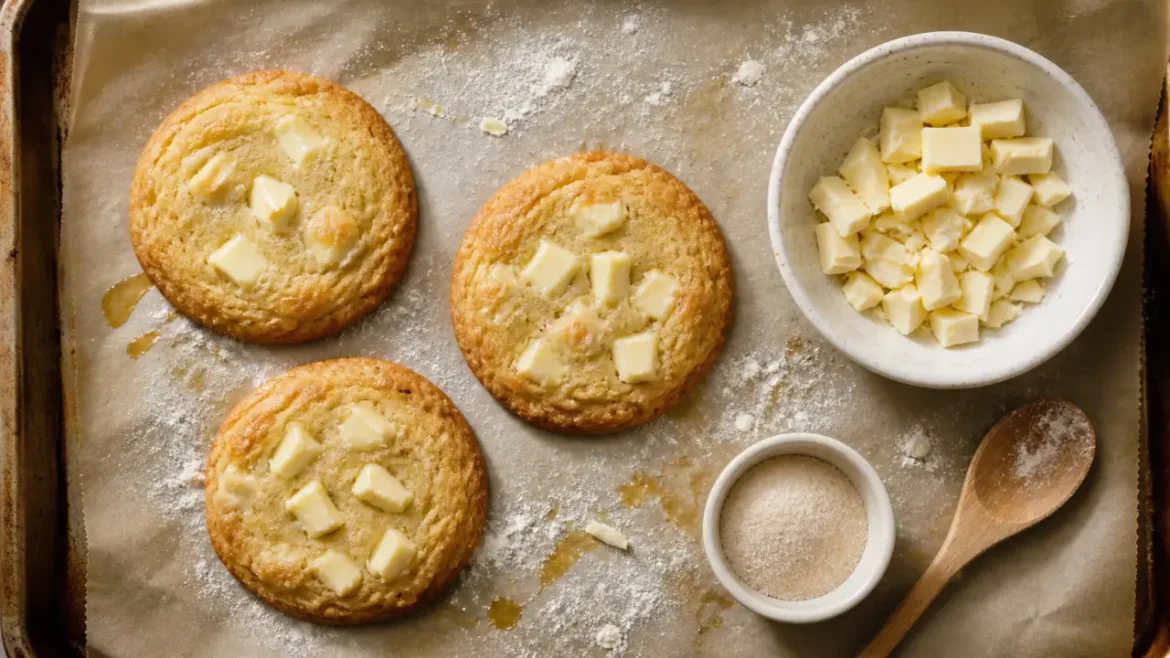 Cookie chocolat blanc : cuisson à 180 °C, cœur moelleux et bords croustillants Cookie chocolat blanc moelleux au cœur et bords croustillants