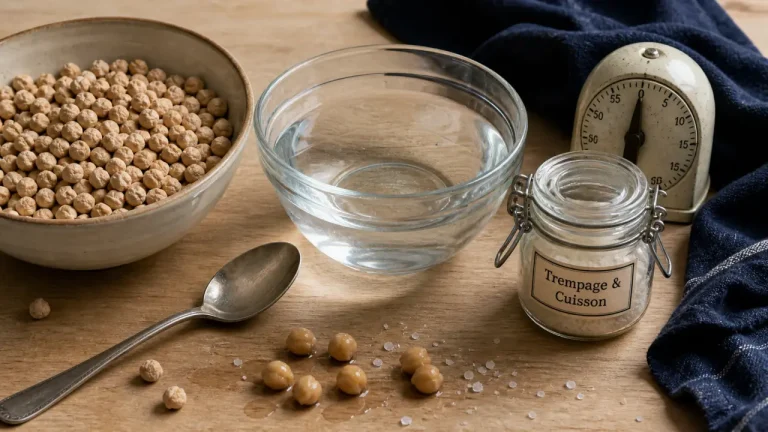 Préparation pois chiche : trempage et cuisson des pois chiches secs