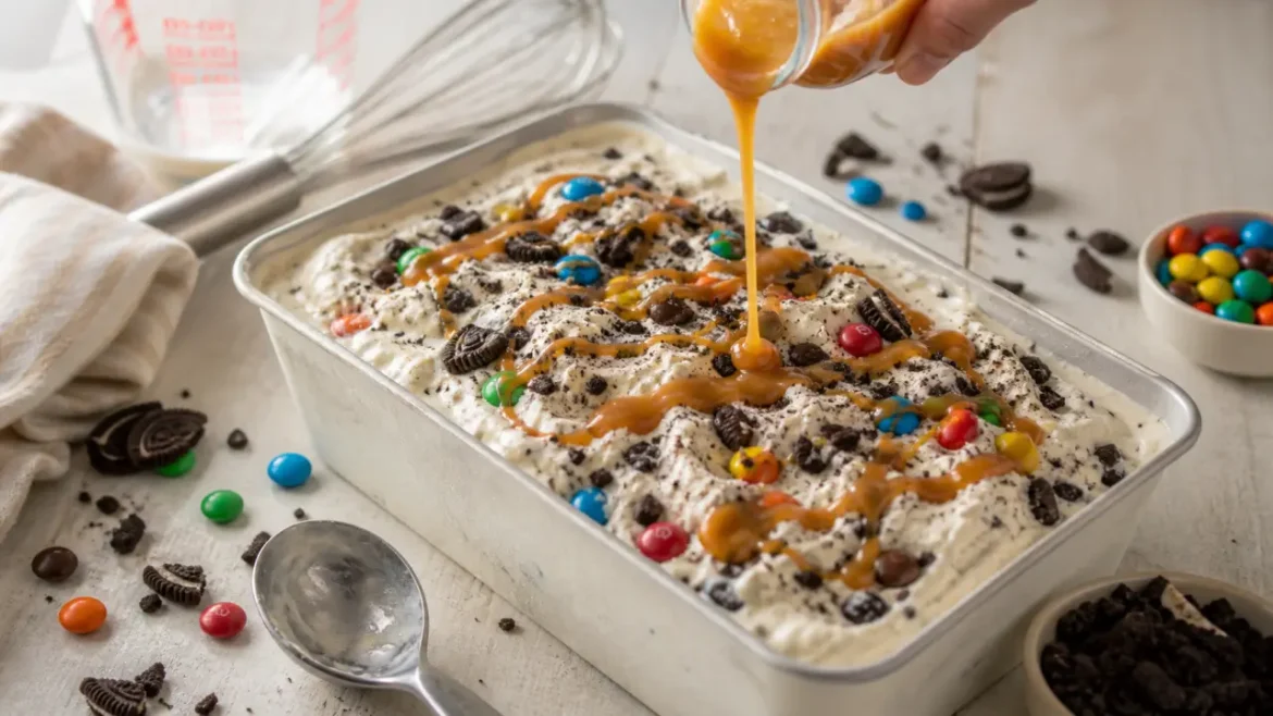 Recette mc flurry maison sans sorbetière, glace et sauce caramel