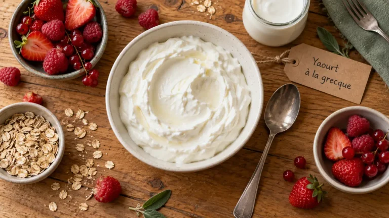 Yaourt à la grecque : des protéines et du calcium, à condition de bien le choisir Yaourt à la grecque bienfaits : yaourt épais aux protéines et au calcium